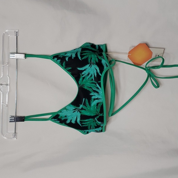 Fe Noel x Target Women's Feathered  Palm Print Bralette Bikini Top - Picture 10 of 16